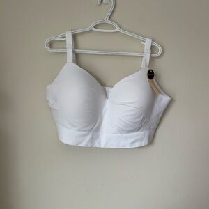 4XL Truekind Supportive Comfort Wireless Shaping Bra WHITE NWT